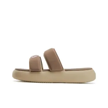 FILA Rubber Sole Antibacterial Slide Slippers Women's Brown Yellow