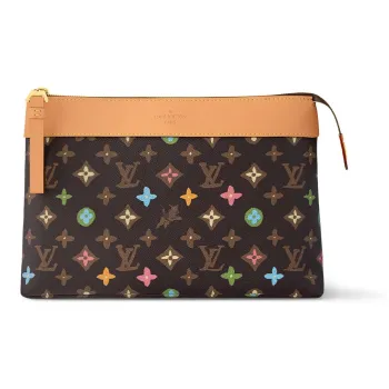 LOUIS VUITTON By Tyler The Creator Pochette Voyage Souple Chocolate Craggy Monogram
