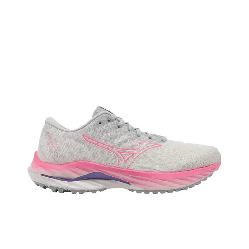 Mizuno Women's Wave Inspire 19 Super Wide 'Snow White Sakura Glow' Women's-1