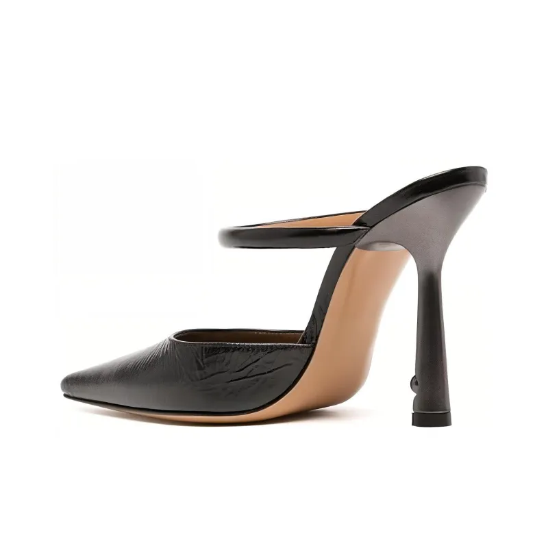 OFF-WHITE Lollipop 110mm Patent-leather Mules-4