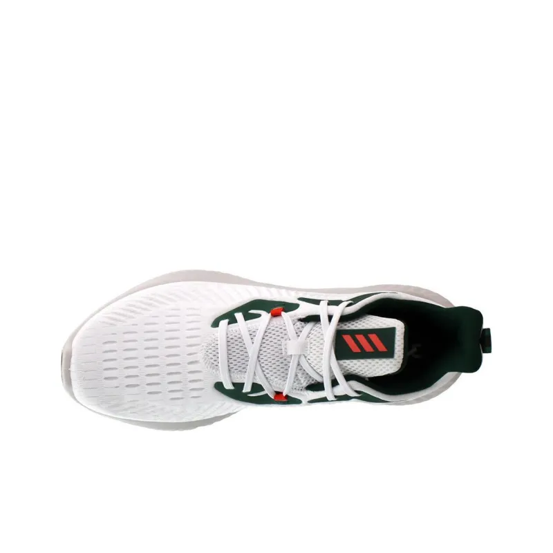 Adidas Alphabounce Plus U White Dark Green Women's-3