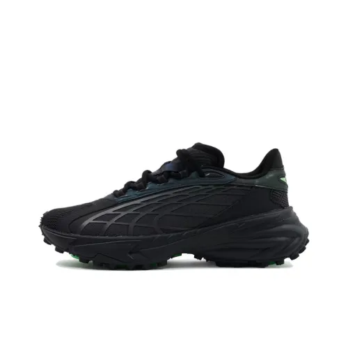 PUMA Spire Case Study Cushioning Anti Slip And Wear Resistant Low Top Casual Shoes Men's Black