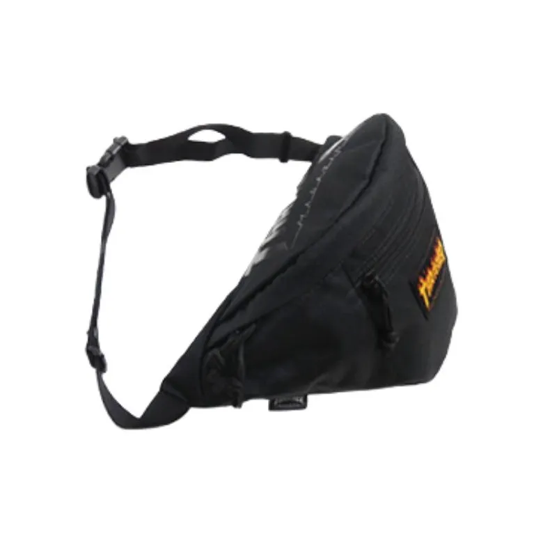 Thrasher Polyester Crossbody Bags Fanny Pack Regular Unisex Black-2