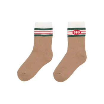 GUCCI Mid-Calf Socks Women's 1 Pack Beige