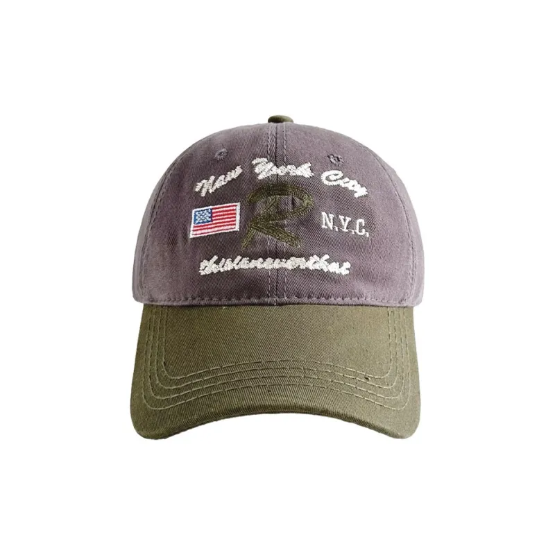 PISHUSHU Cotton Polyester Blend Baseball Caps Unisex 6 Colors-1
