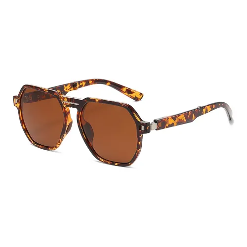 Lanza Irregular Shape Sunglasses With Polarized Lenses Unisex