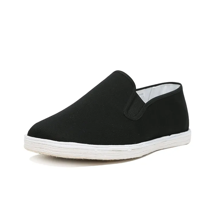Old Meihua Casual Fabric Shoes Men's Black-1