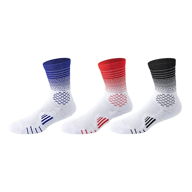 MANCHU Basketball Socks Men's 3 Pack-11