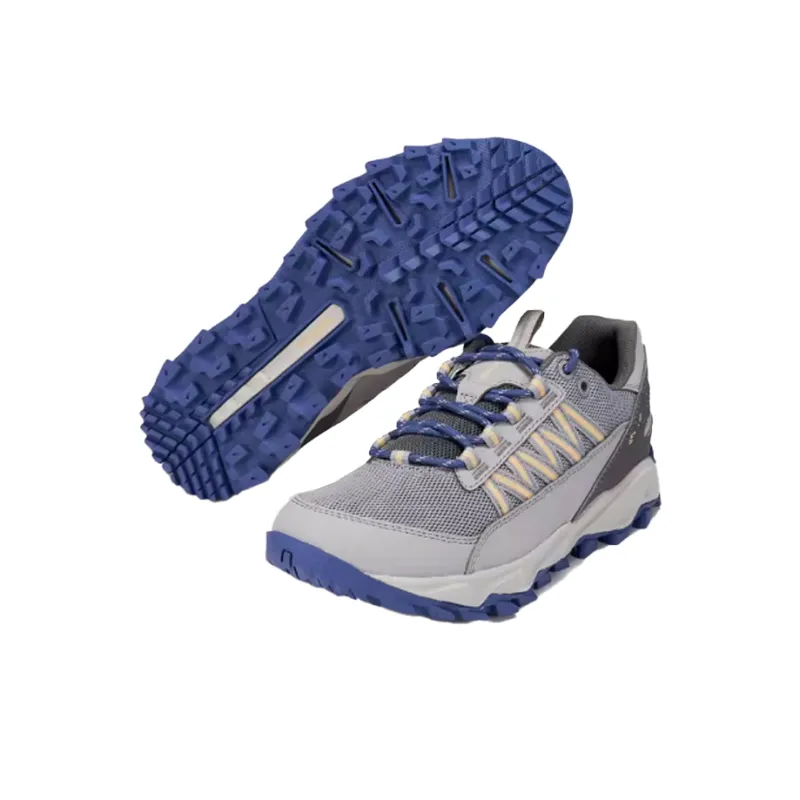 Columbia Leisure Collection Casual Shoes Women's Low Top Gray Blue Yellow-3