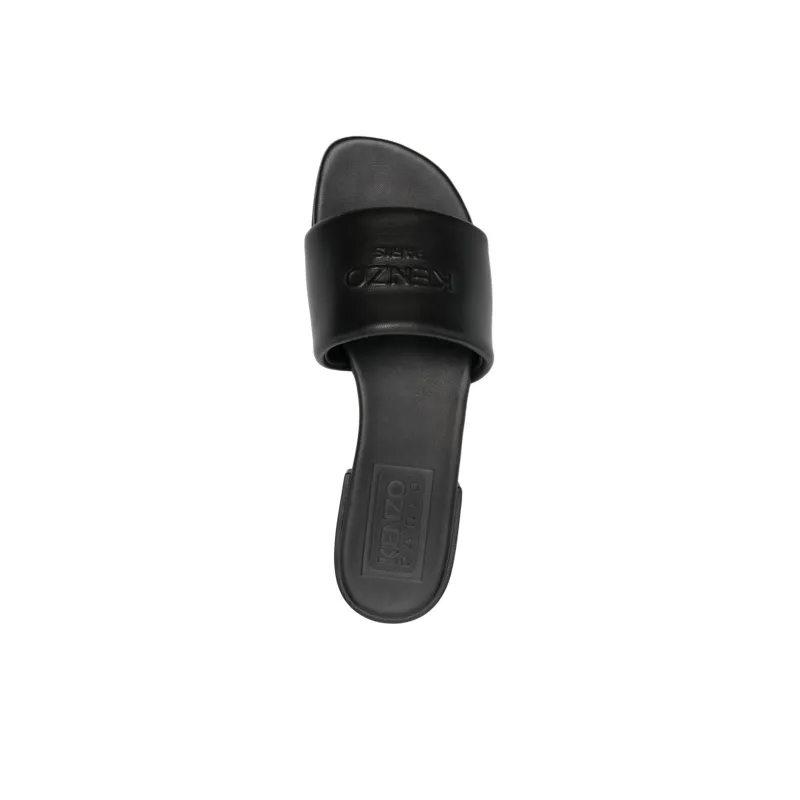KENZO Oki Leather Flat Sandals-3