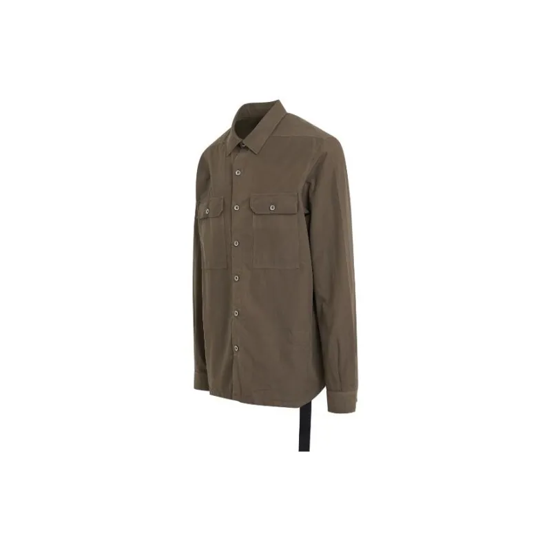 Rick Owens DRKSHDW Long Sleeved Button Up Shirt-2