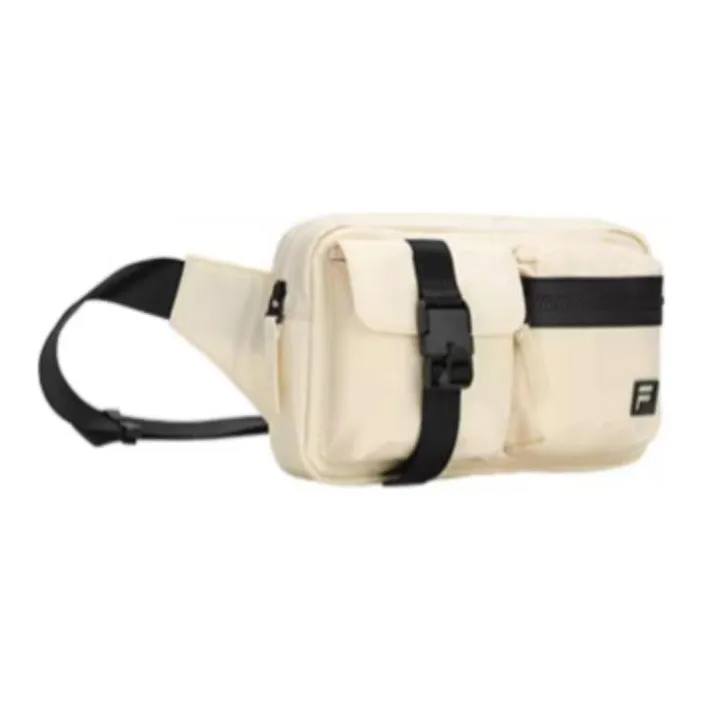 FILA Athletics Fabric Sling Bag Crossbody Bag Fanny Pack Regular Unisex Cloud Frost White-2