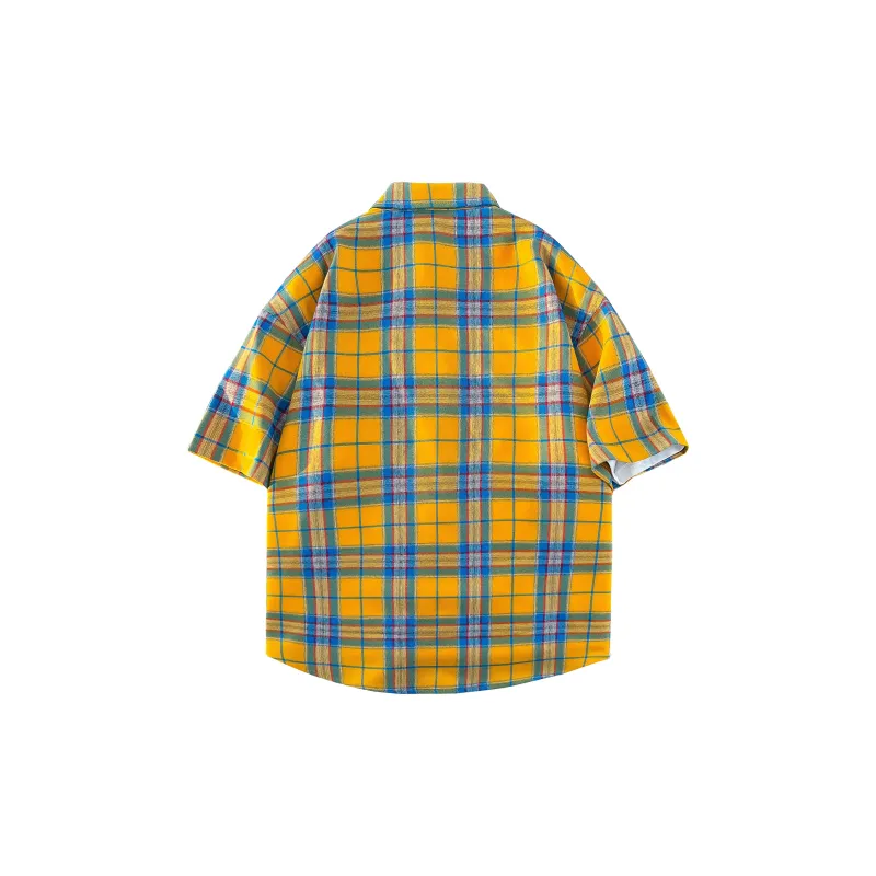 GNOMESHGH Shirt Unisex Black Plaid-9