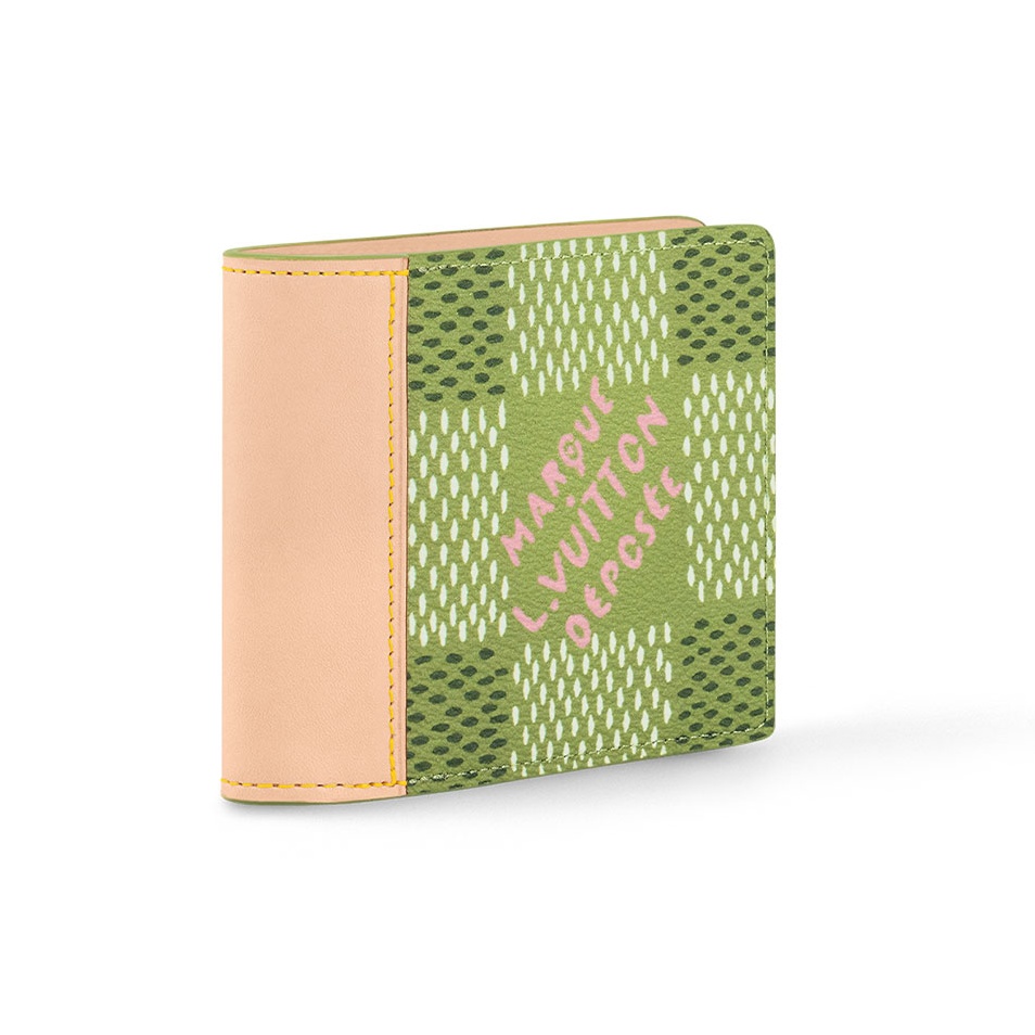 入手困難♪【LOUIS VUITTON】財布 Golf Slender Wallet Green Louis Vuitton Golf Slender Wallet Green in Canvas - US