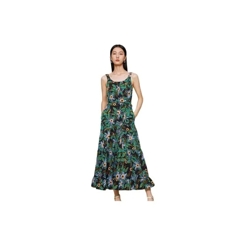 GOOBGS Slip Dresses Women's Sunflower