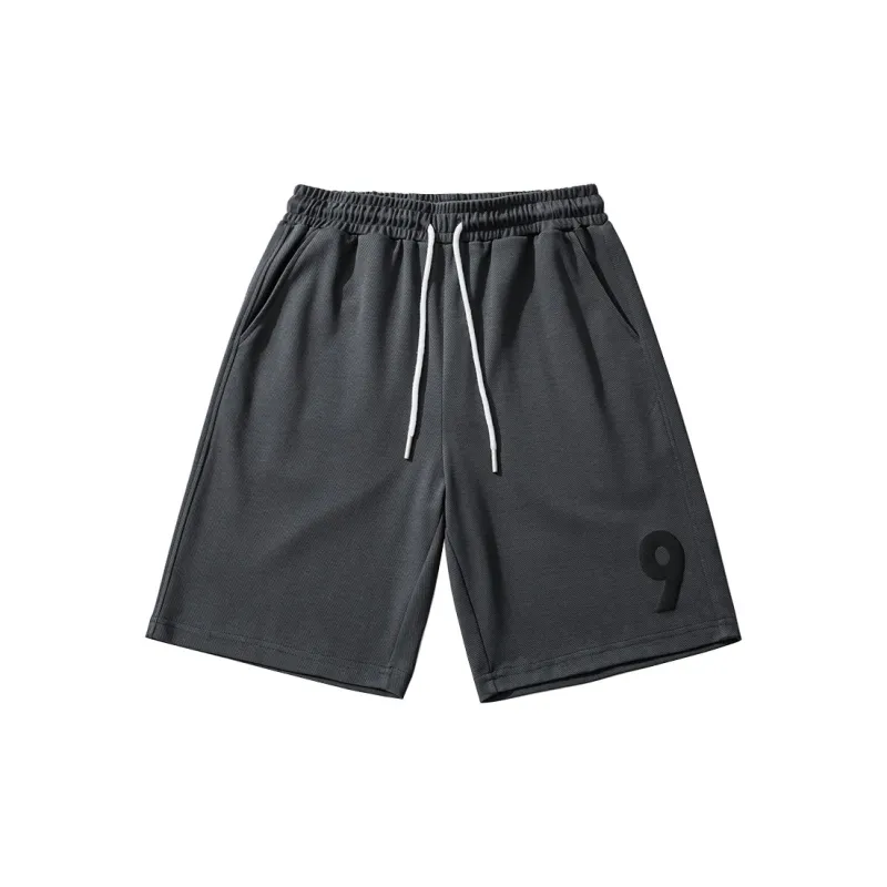 WOOD SOON Trendy Brand Sports Stretch Knee Length Pants Japanese Style Straight Fit Pants Unisex-17