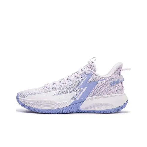 361° Big3 Team Cushioning Low Top Basketball shoes Driving Men's Purple