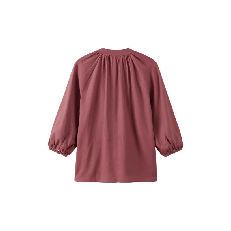 AIGLE SS24 Shirt Women's Plum Purple Red-1