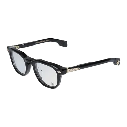 Chrome Hearts Metal Square Eyeglass Frames Unisex Black