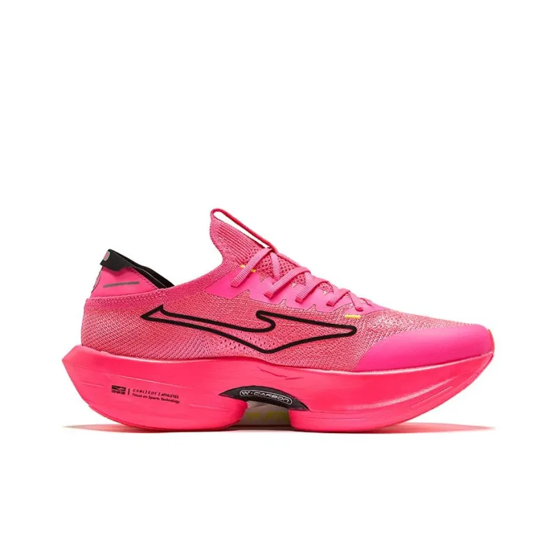 Erke Zhijing Pro Cushioning Wear-Resistant Rebound Low-Top Running Shoes Men's Dragon Fruit Red-1