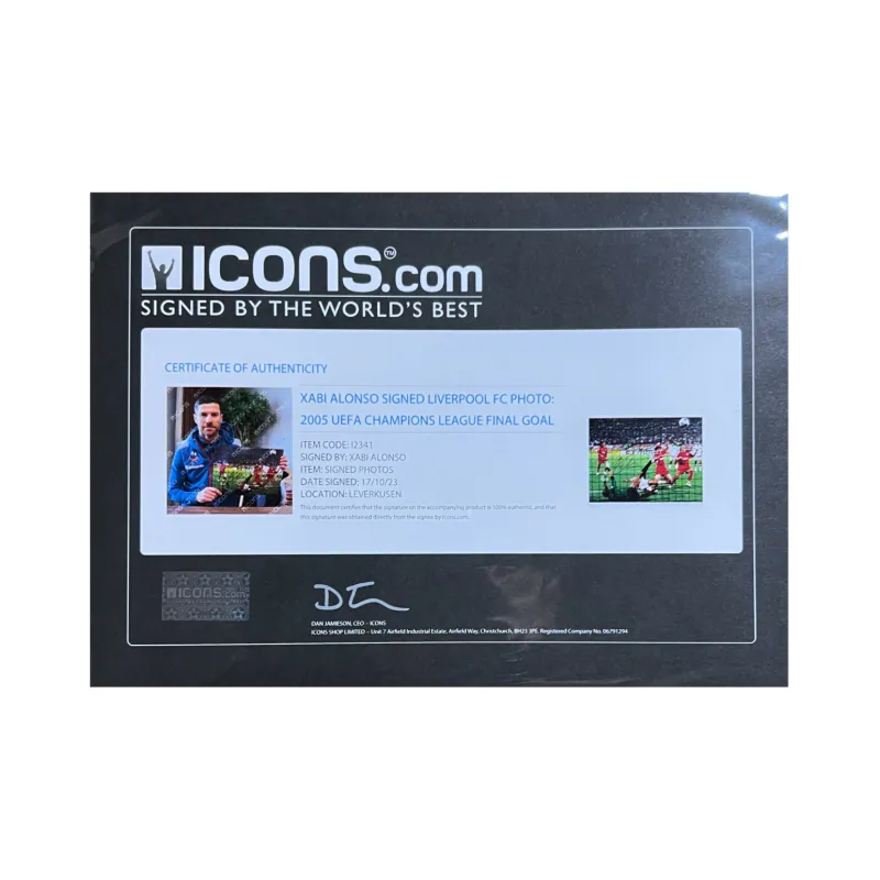 ICONS.com Alonso Includes Certification Certificate Outer Frame Size: 38.6x48.6cm-1