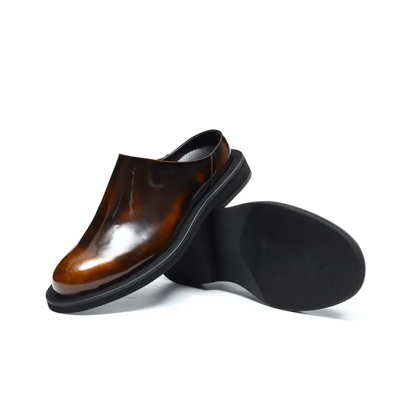 ASTON M.JAZZ Rubber Sole Wrap toe Slippers Men's-12