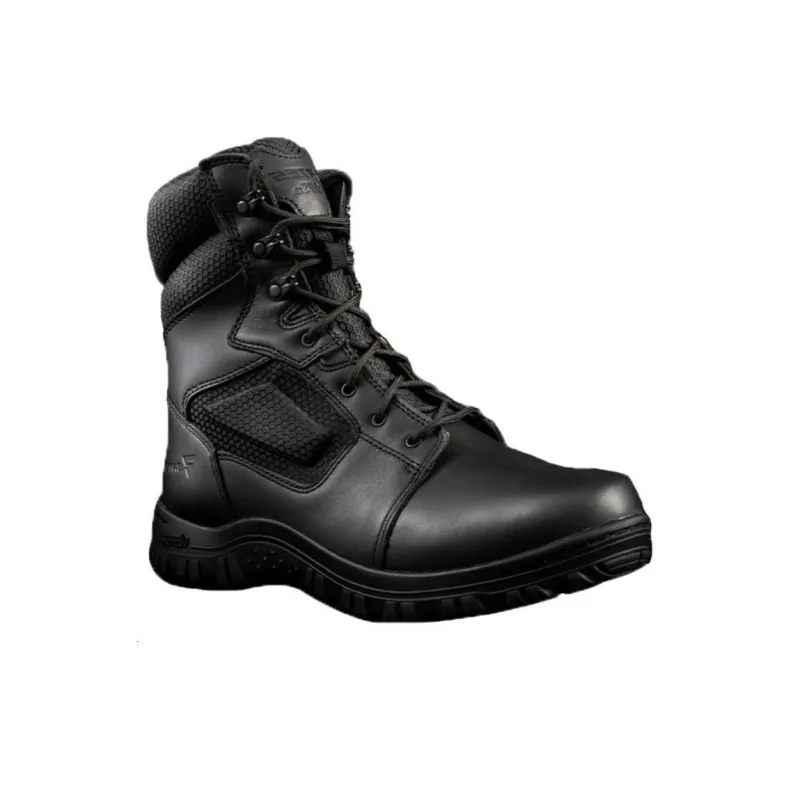 BATES Cushioning Anti-Slip Wear-Resistant Water-Resistant Coverage High-Top Outdoor Shoes Unisex Black-1