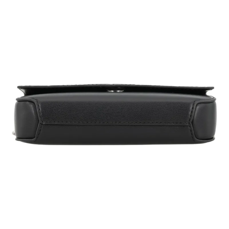 CALVIN KLEIN Cell Phone Pouch Shoulder Bag Medium Size Women's Black-3