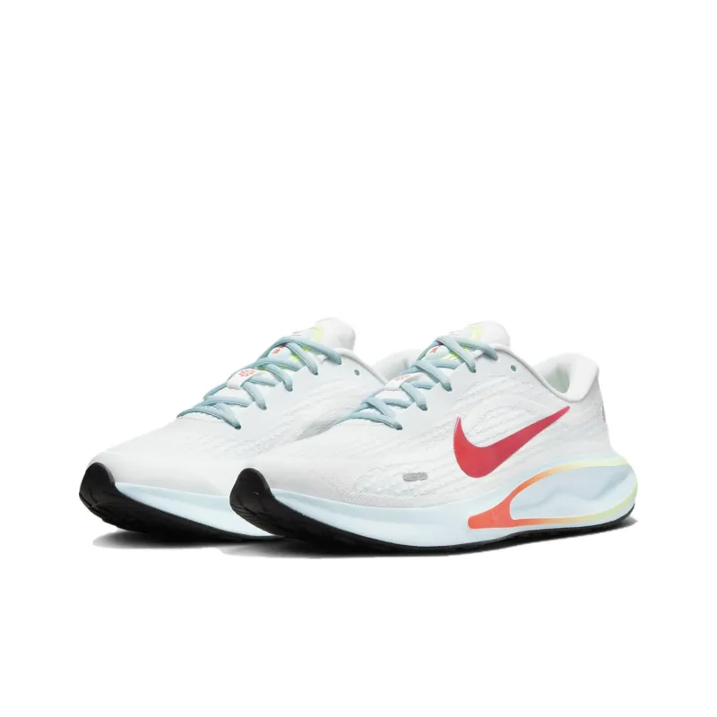 Nike Journey Run Summit White Glacier Blue Barely Volt Bright Crimson Women's-2