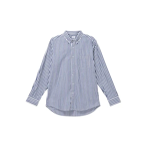 UNIQLO Shirts Unisex Sea Blue