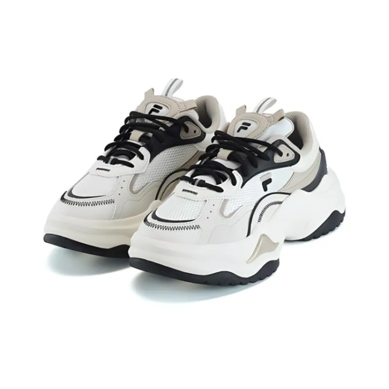 FILA FUSION Bianco Ii Sneakers 'White Beige Black' Women's-2