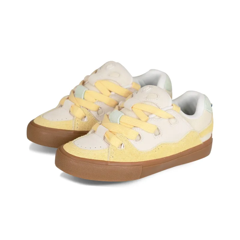Ollieskate Low-Top Magic Bake Fluffy Unisex Fragrant Coconut Milk Tea Color Scheme-3