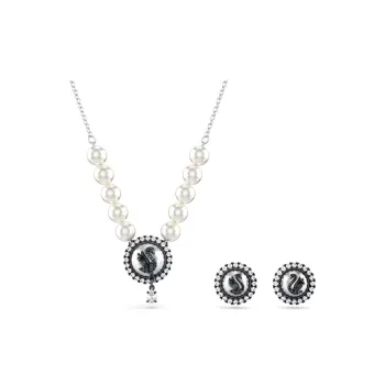 Swarovski Rhodium Plated Necklaces Women's Silver