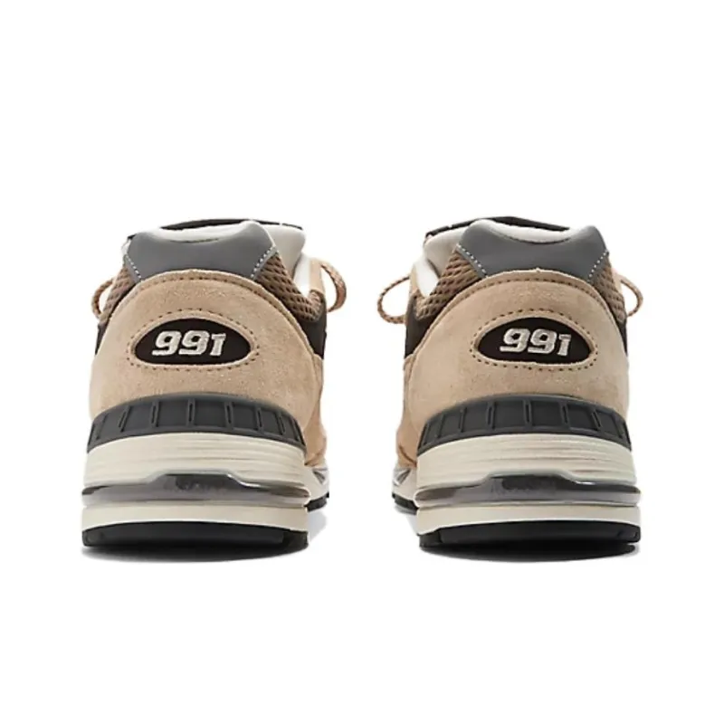 New Balance NB 991 Slip Resistant, Abrasion Resistant, Breathable Low Top Running Shoes Unisex Brown-3