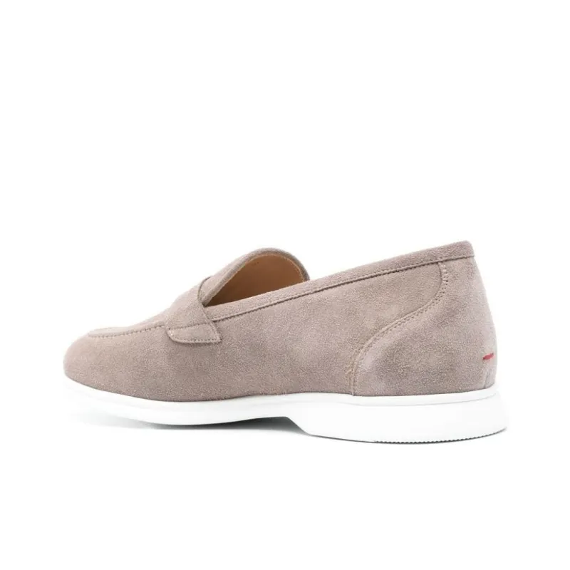 KITON Penny Slot Suede Loafers-3
