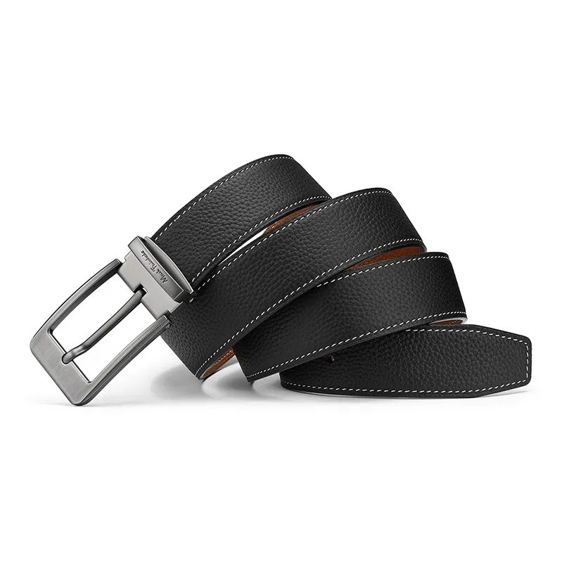 FAIRWHALE Cow Leather Belts Men's Width 3.4CM-7