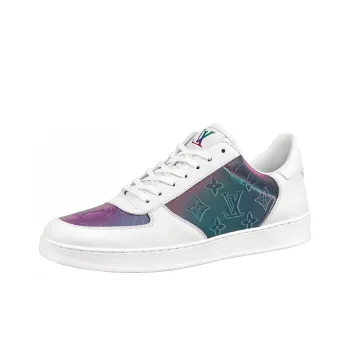 LOUIS VUITTON Rivoli Sneakers 'White With Shell Shine Monogram'