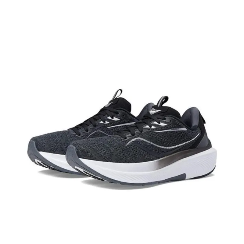 Saucony Women's Echelon 9 Cushioning, Wear Resistant Low Top Running Shoes Women's Black-2