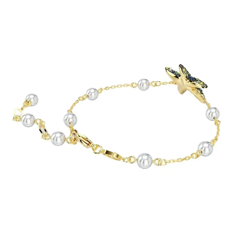 Swarovski Crystal Bracelets Women's Gold-2