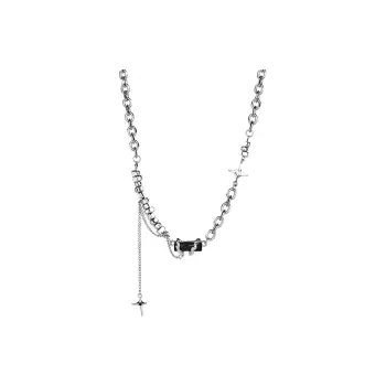 Cooraree Titanium Steel Necklaces Unisex
