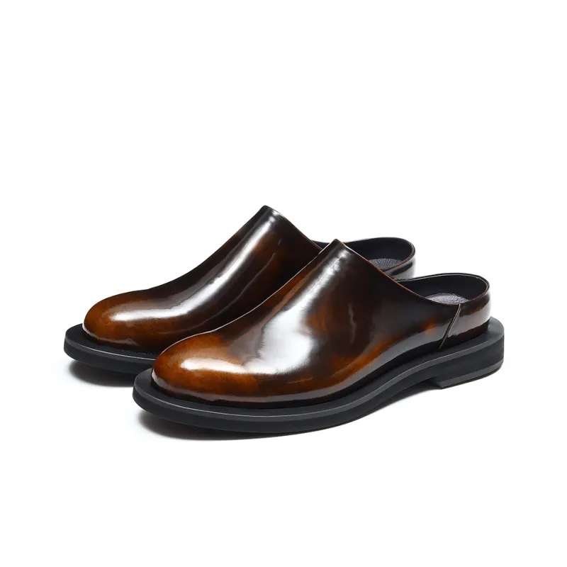 ASTON M.JAZZ Rubber Sole Wrap toe Slippers Men's-8