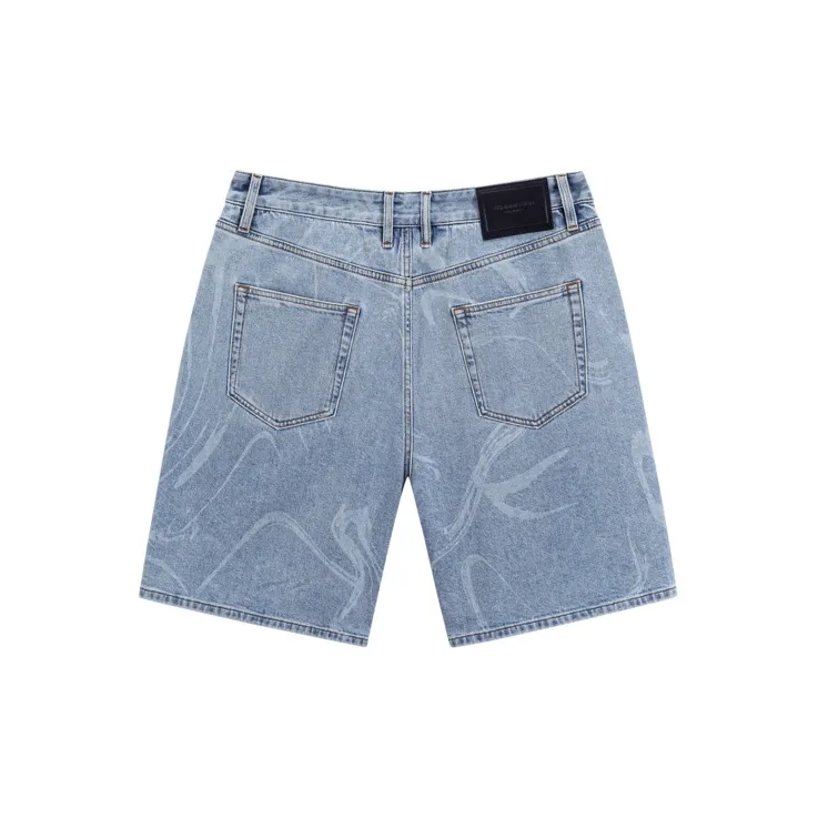 GXG Denim Shorts Men's Light Blue-1
