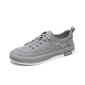 OCEANIA ROO Coverage Anti-Slip Wear-Resistant Lightweight Breathable Low-Top Skateboard Shoes Men's Gray