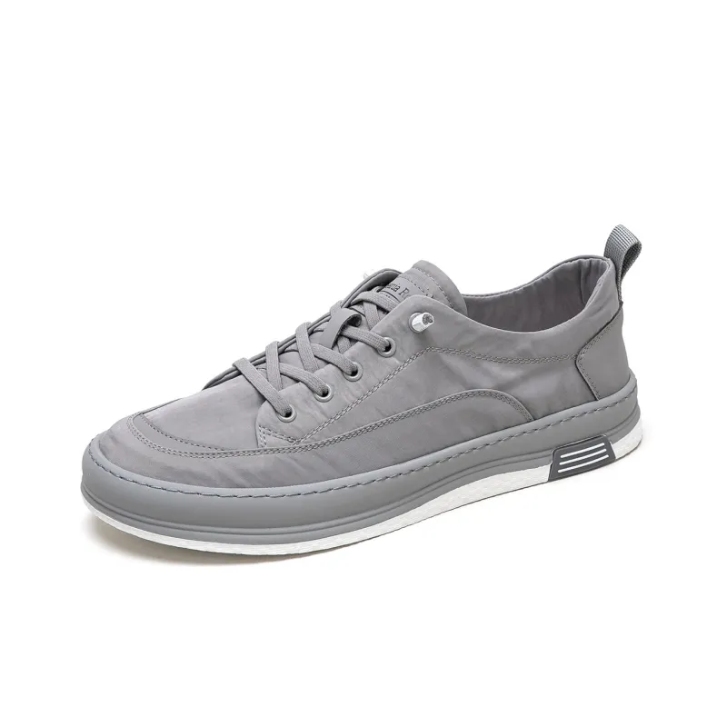 OCEANIA ROO Coverage Slip Resistant, Abrasion Resistant, Lightweight, Breathable Low Top Skateboard Shoes Men's Gray-0