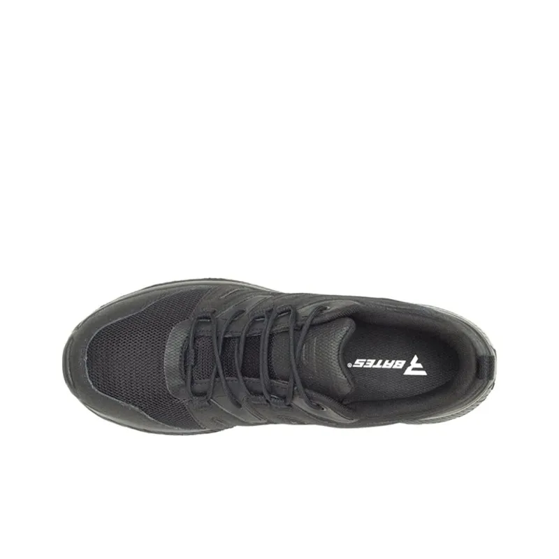 BATES E04100 Cushioned Slip-Resistant Breathable Low-Top Running Shoes Men's Black-2