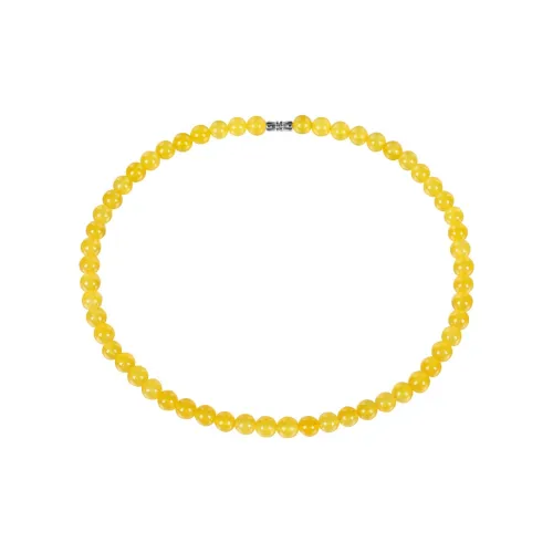 Cuiya Golden Building Agate Jade Necklaces Women's