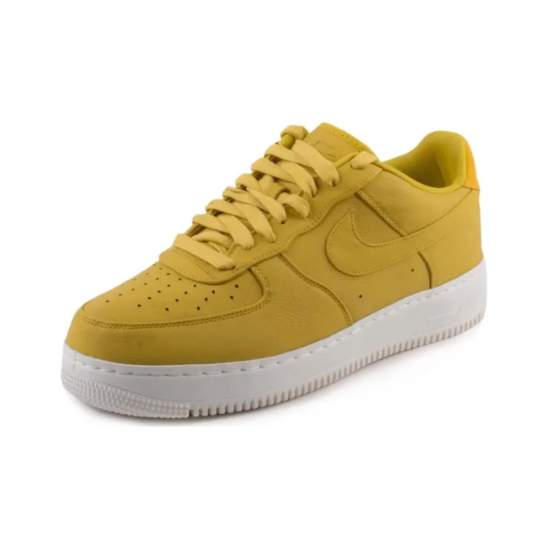 Nike Air Force 1 Slip-Resistant Cushioning Low-Top Skateboard Shoes Men's Yellow White-1