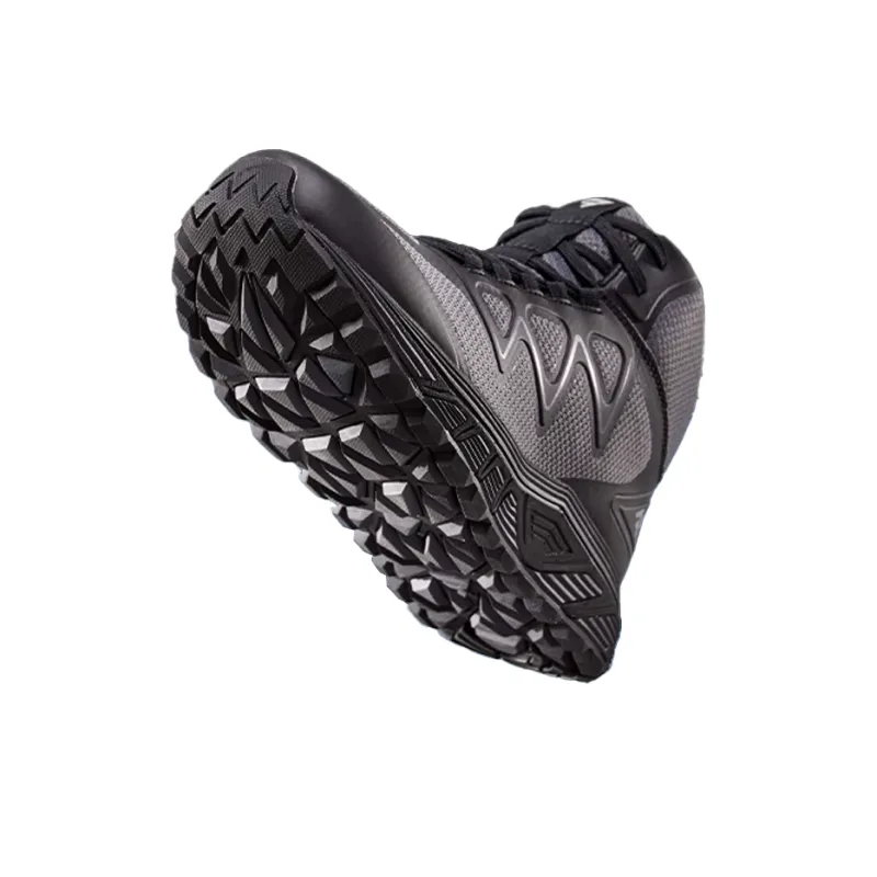 BATES E01040 Cushioning Anti-Slip And Wear-Resistant High-Top Outdoor Shoes Men's Black-2