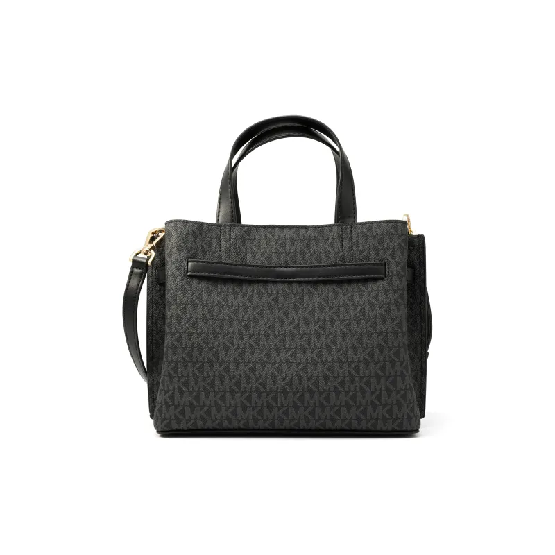 MICHAEL KORS Canvas Crossbody Bag Small Size Women's Black MICHAEL KORS Canvas Crossbody Bag Small Size Women's Black