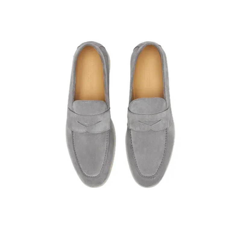 SCAROSSO Luciano Almond Toe Loafers-3